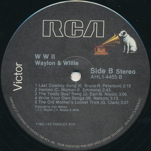 Waylon And Willie – WWII - 1982 Original, Near Mint! - Vinyl Pursuit Inc 