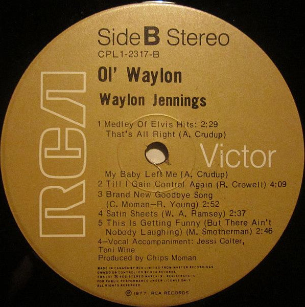 Waylon Jennings – Ol' Waylon - 1977