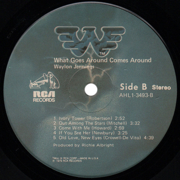 Waylon Jennings – What Goes Around Comes Around - 1979 US Original - Vinyl Pursuit Inc 