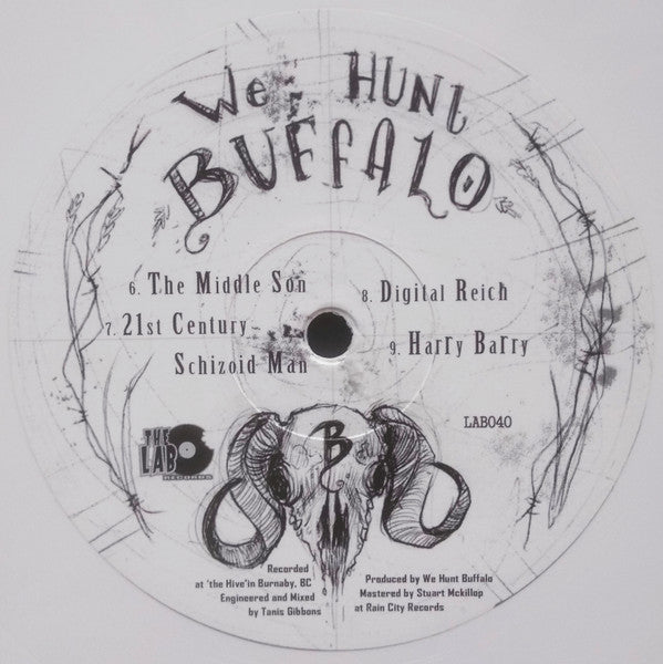 We Hunt Buffalo – We Hunt Buffalo - Greek White Vinyl Pressing