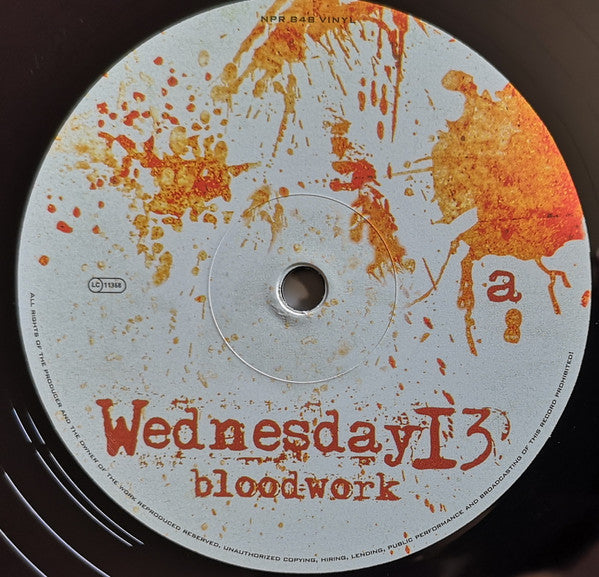 Wednesday 13 – Bloodwork  2019 Pressing -Sealed