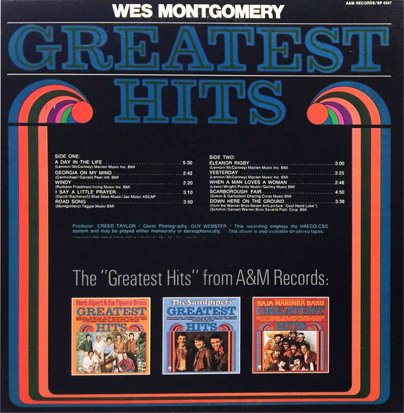 Wes Montgomery – Greatest Hits VinylPursuit.com