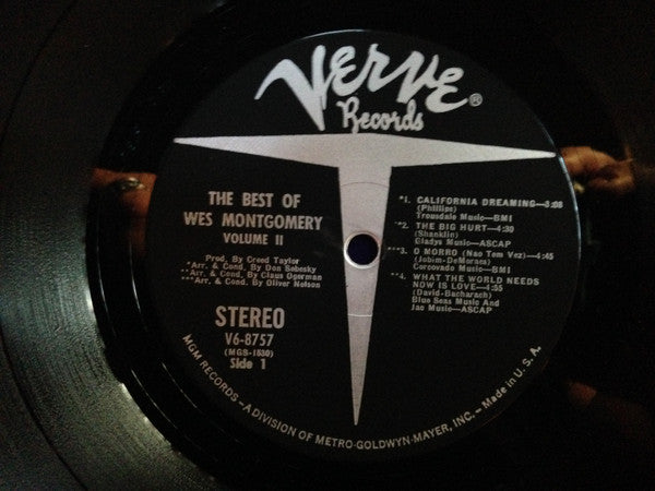 Wes Montgomery – The Best Of Wes Montgomery Vol. 2 - US 1968 Original Pressing