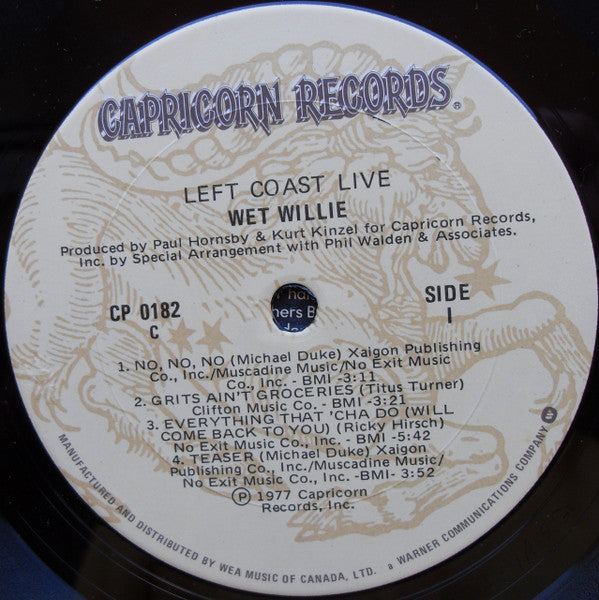 Wet Willie – Left Coast Live