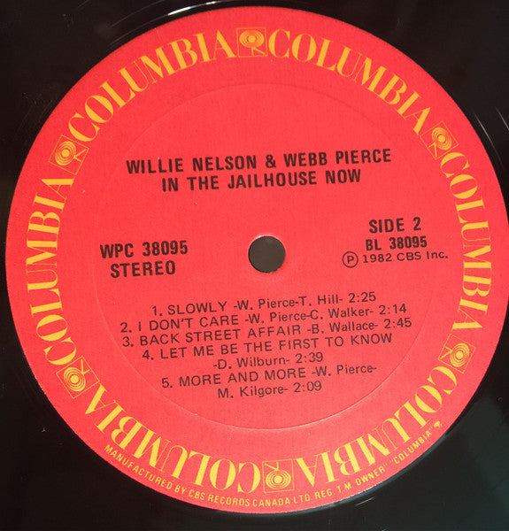 Willie Nelson & Webb Pierce – In The Jailho - 1982 Original