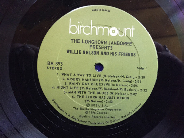 Willie Nelson – The Longhorn Jamboree Presents Willie Nelson & His Friends