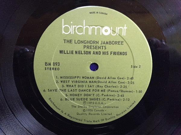 Willie Nelson – The Longhorn Jamboree Presents Willie Nelson & His Friends