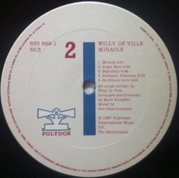 Willy DeVille – Miracle VinylPursuit.com