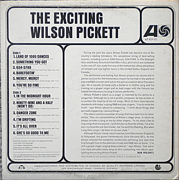 Wilson Pickett – The Exciting Wilson Pickett