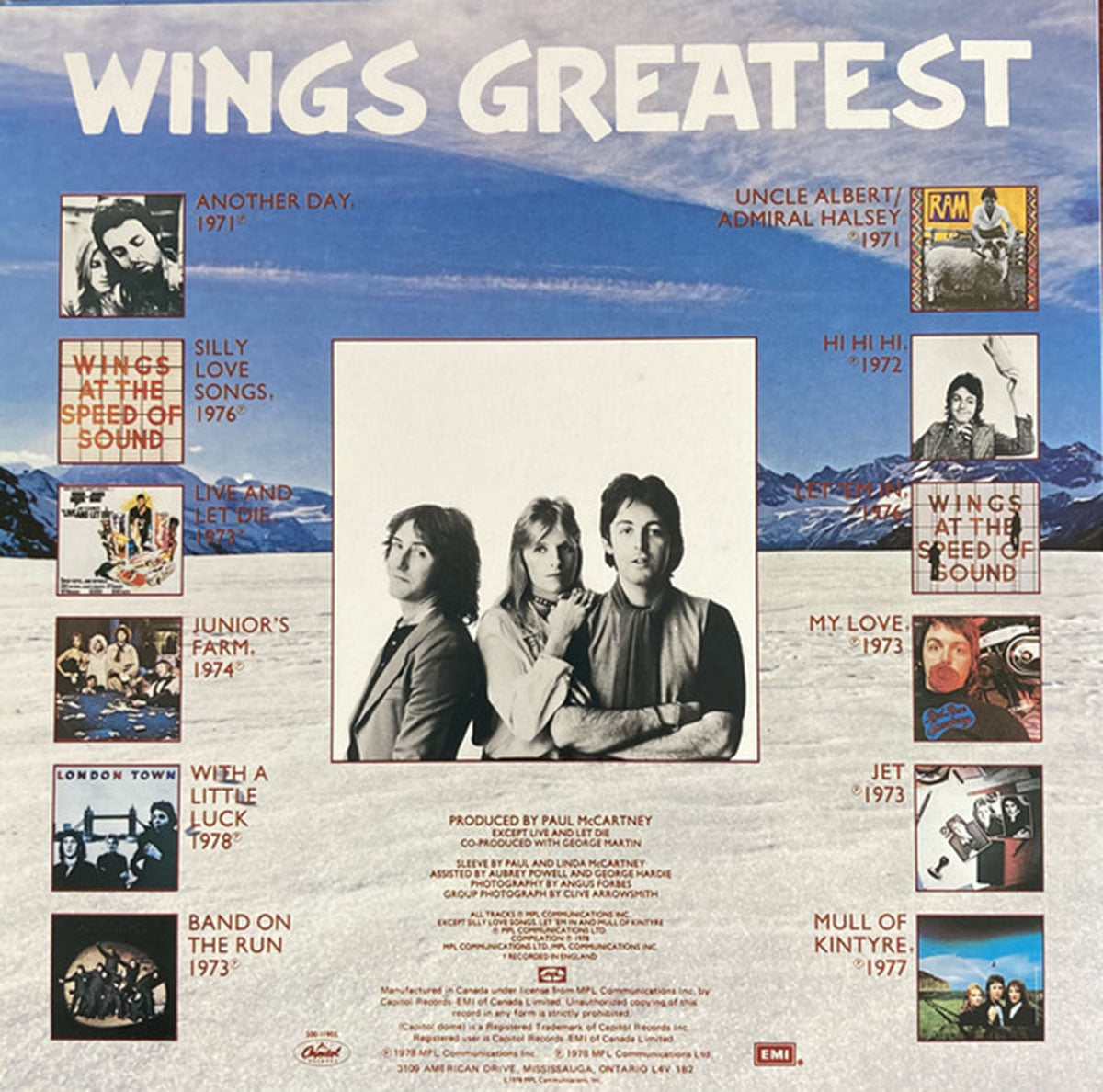 Wings – Wings Greatest - 1978
