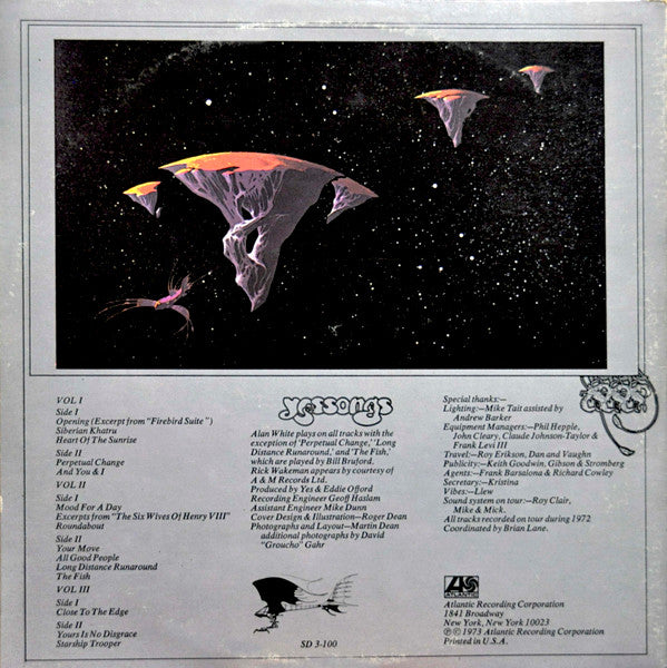 Yes – Yessongs -1973, 3 Albums + Booklet VinylPursuit.com