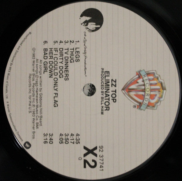 ZZ Top – Eliminator - 1983 Original