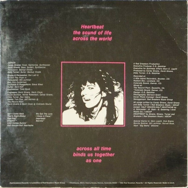 Zephyr – Heartbeat - Poster Included - 1982 US Original in Shrinkwrap