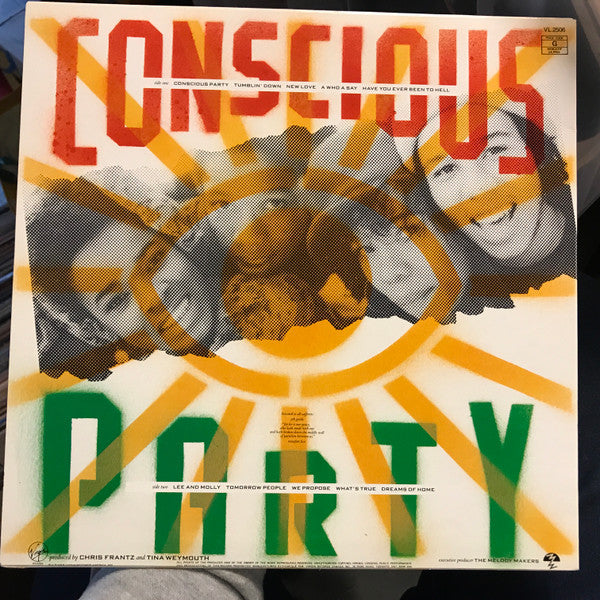Ziggy Marley And The Melody Makers – Conscious Party - 1988 Original Pressing