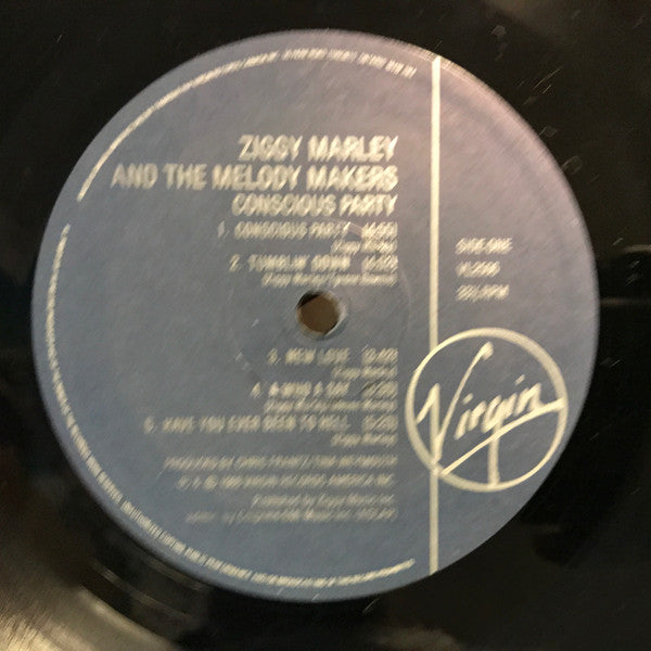 Ziggy Marley And The Melody Makers – Conscious Party - 1988 Original Pressing
