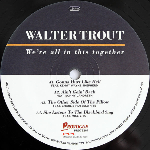 Walter Trout – We're All In This Together - In Shrinkwrap