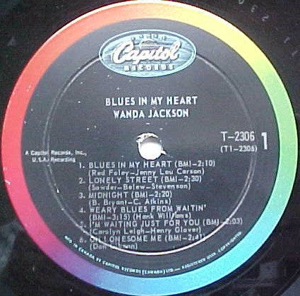 Wanda Jackson – Blues In My Heart - 1965 MONO Original