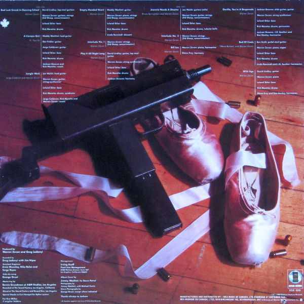 Warren Zevon – Bad Luck Streak In Dancing School - 1980 Original