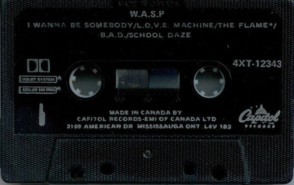 WASP - WASP –  1984 Cassette VinylPursuit.com