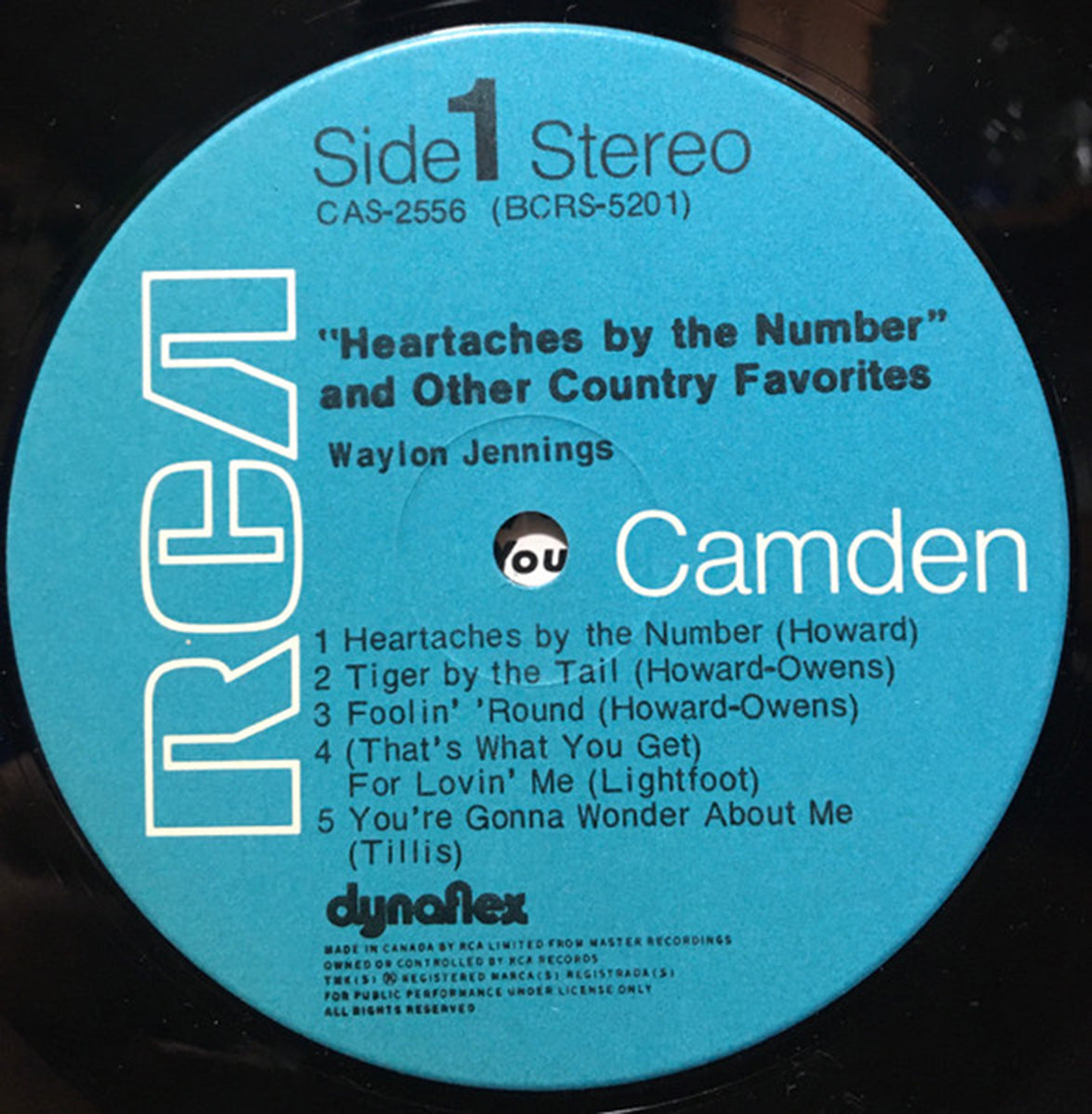 Waylon Jennings – Heartaches By The Number - 1972 VinylPursuit.com