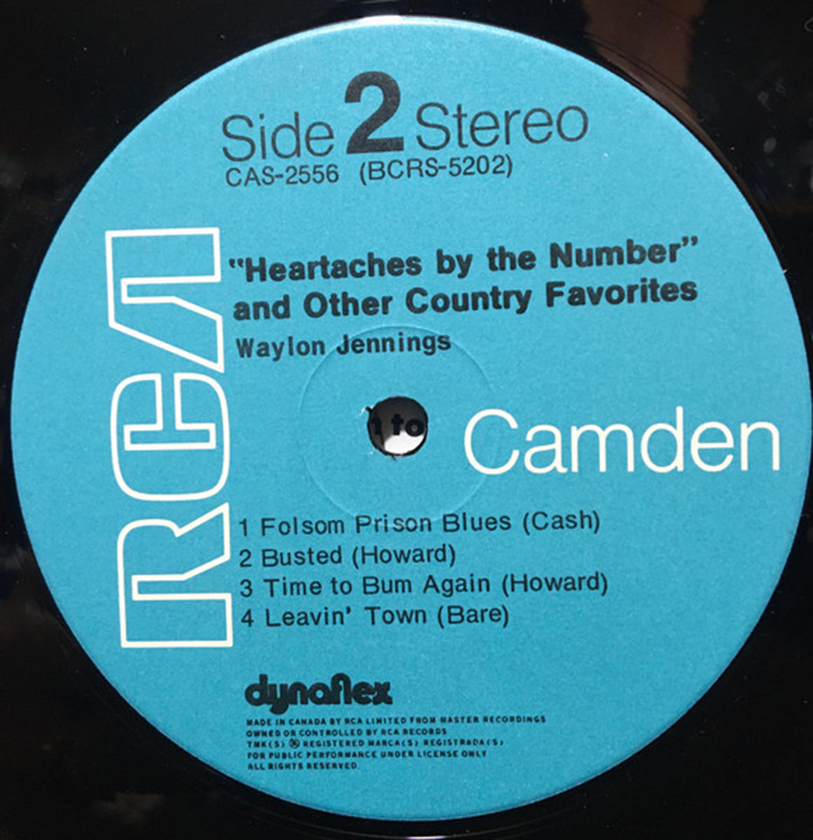 Waylon Jennings – Heartaches By The Number - 1972 VinylPursuit.com