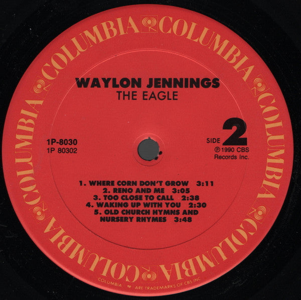 Waylon Jennings – The Eagle - 1990 Original, Rare! VinylPursuit.com