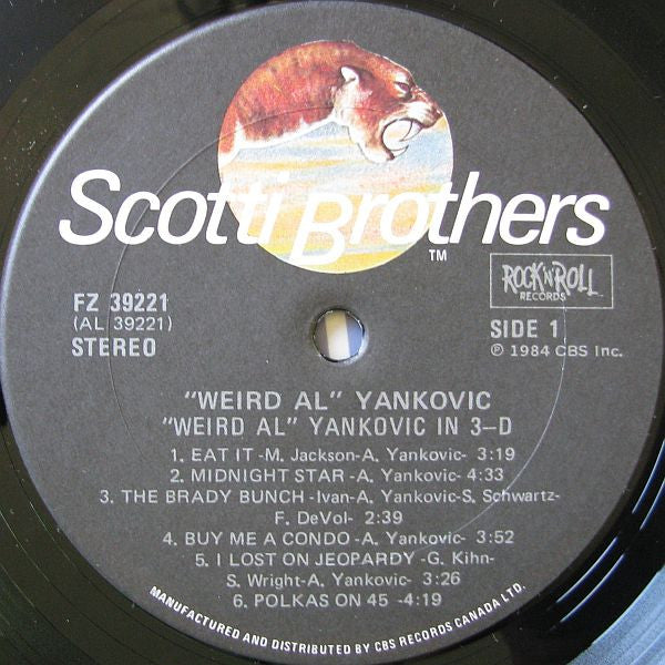 Weird Al Yankovic – In 3D - 1984