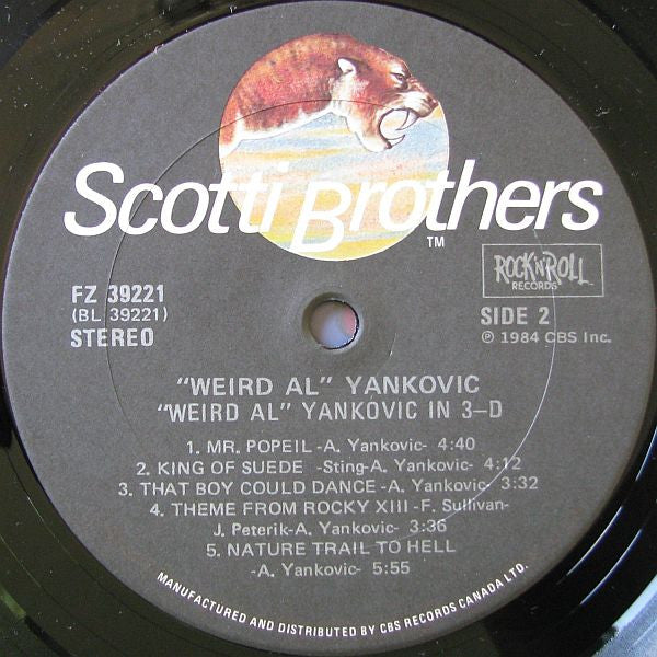 Weird Al Yankovic – In 3D - 1984