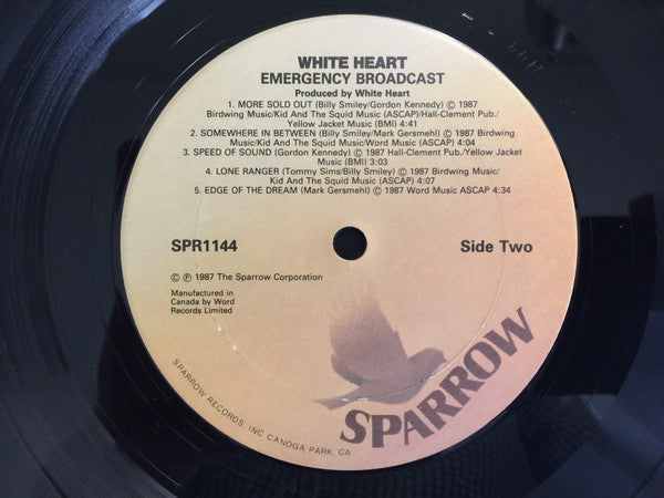 White Heart ‎– Emergency Broadcast - 1987