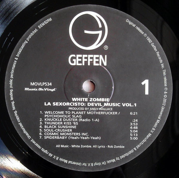White Zombie – La Sexorcisto: Devil Music Vol. 1 - 180g Music on Vinyl Pressing VinylPursuit.com