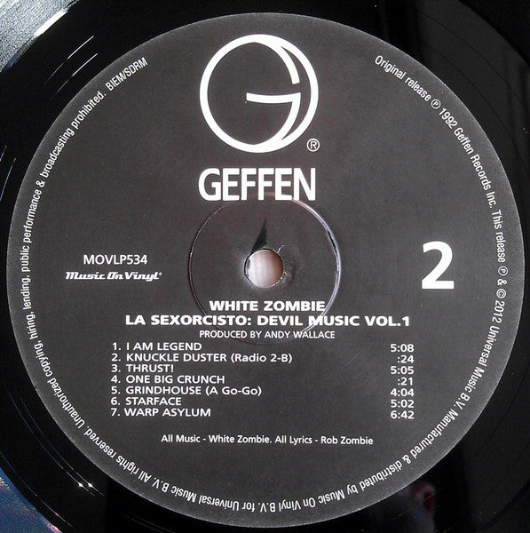 White Zombie – La Sexorcisto: Devil Music Vol. 1 - 180g Music on Vinyl Pressing VinylPursuit.com