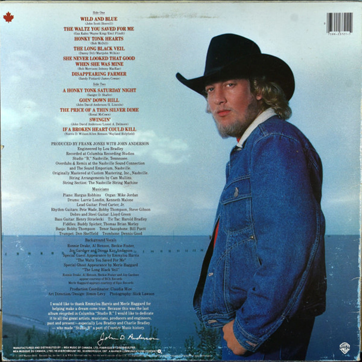 John Anderson – Wild & Blue VinylPursuit.com