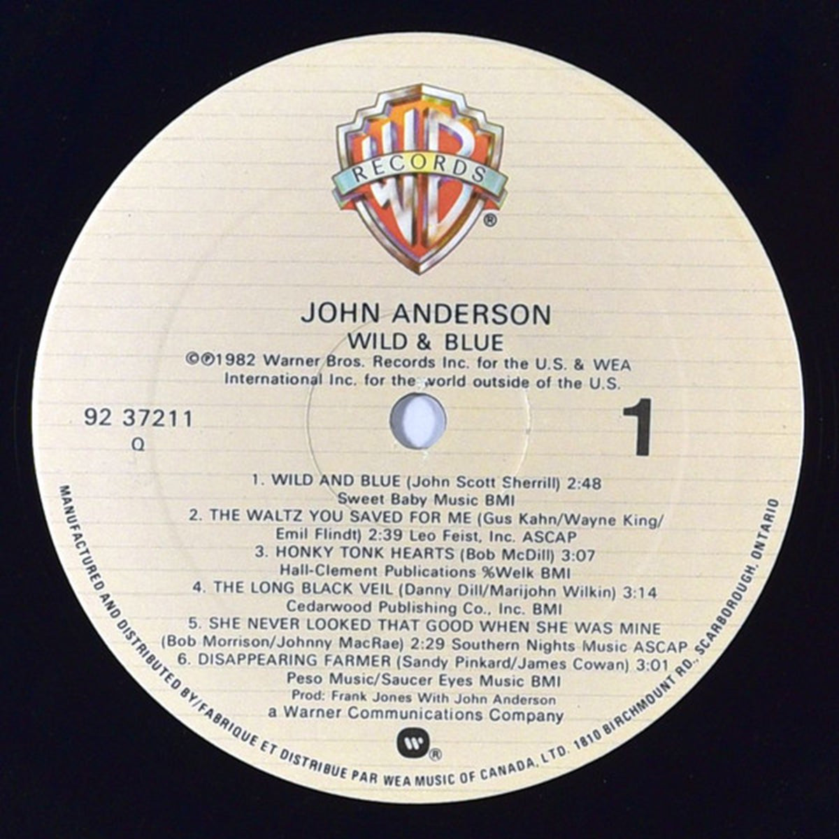 John Anderson – Wild & Blue VinylPursuit.com
