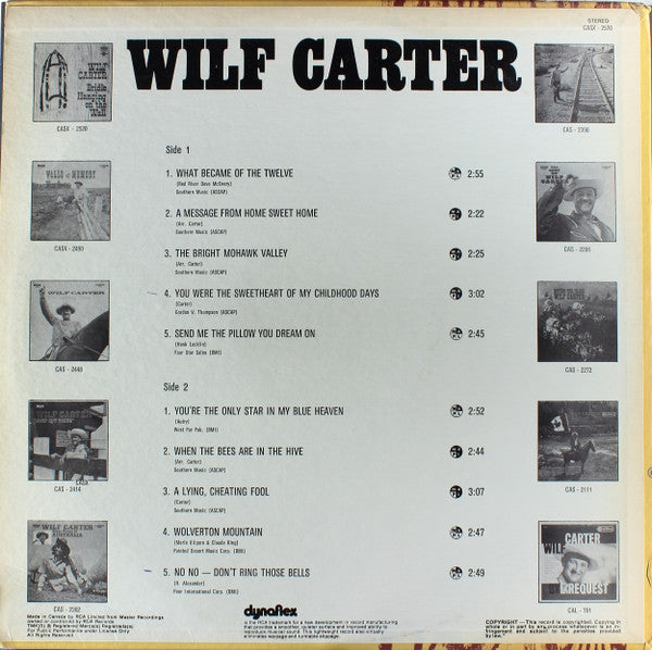 Wilf Carter – A Message From Home Sweet Home - 1972, Bargain! VinylPursuit.com