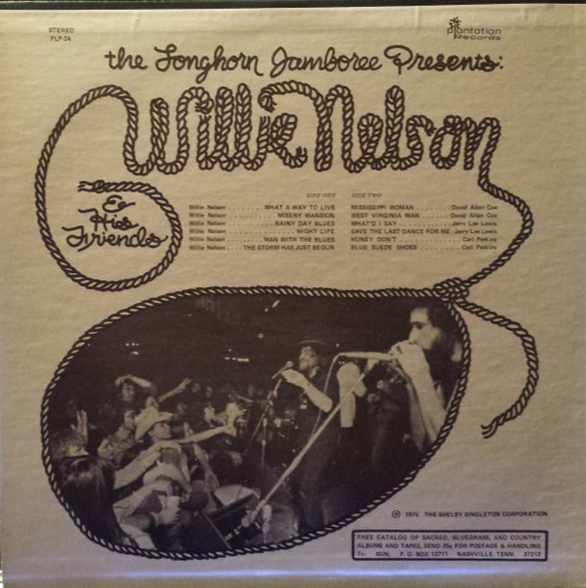 Willie Nelson – The Longhorn Jamboree Presents Willie Nelson & His Friends US Pressing