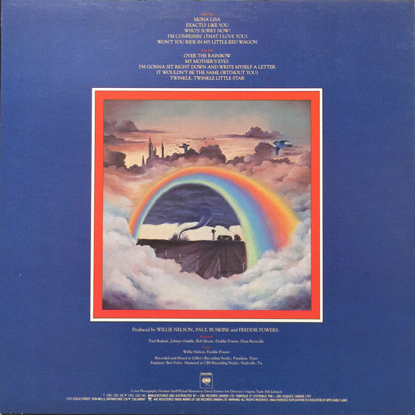 Willie Nelson – Somewhere Over The Rainbow - 1981, Bargain! VinylPursuit.com