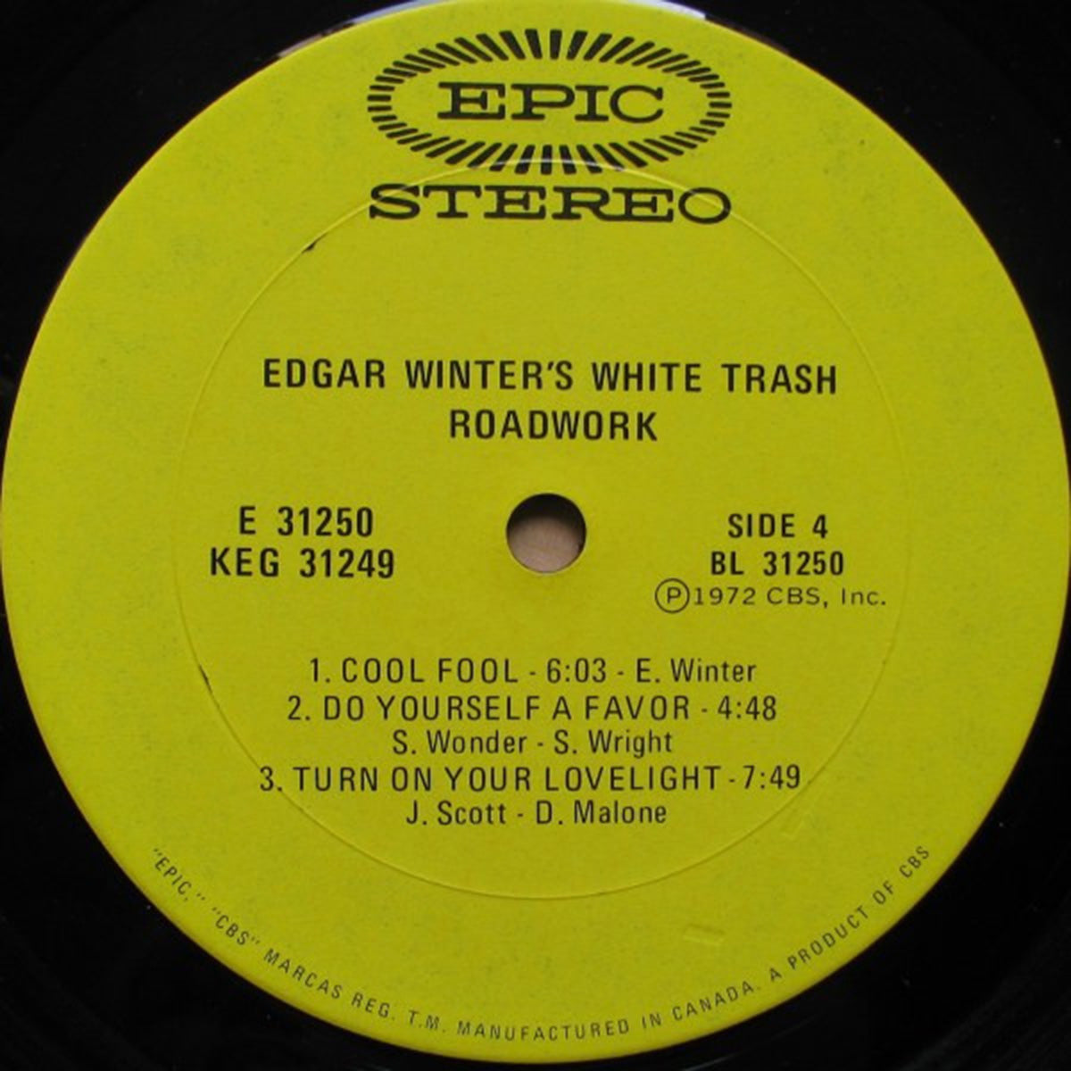 Edgar Winter's White Trash Featuring Jerry LaCroix, Rick Derringer  - 1972