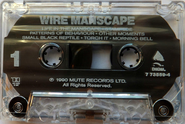 Wire – Manscape –  1990 Cassette VinylPursuit.com