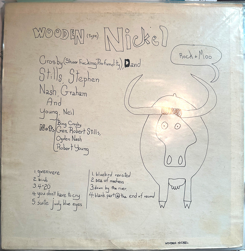 Crosby, Stills, Nash & Young – Wooden Nickel - 1970 Original VinylPursuit.com