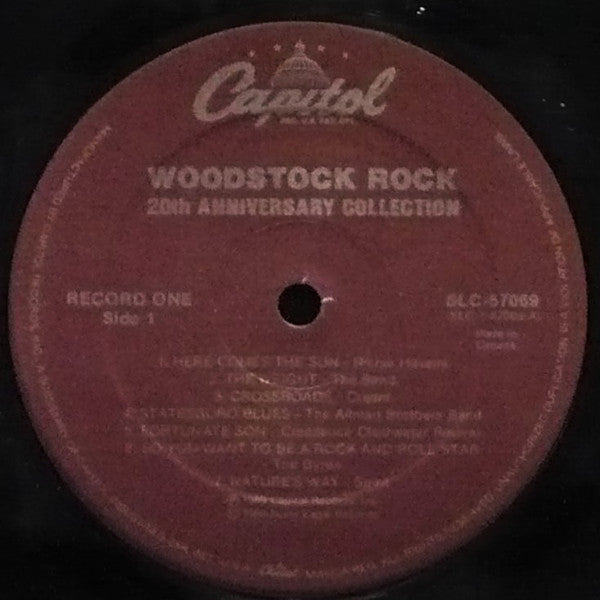 Woodstock Rock - 20th Anniversary Collection - 1989 Original (1 Disc Missing) VinylPursuit.com