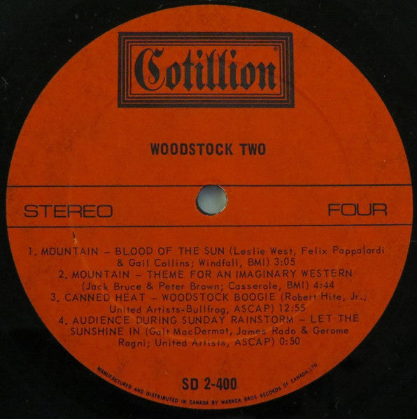 Woodstock Two - 1971 Original!