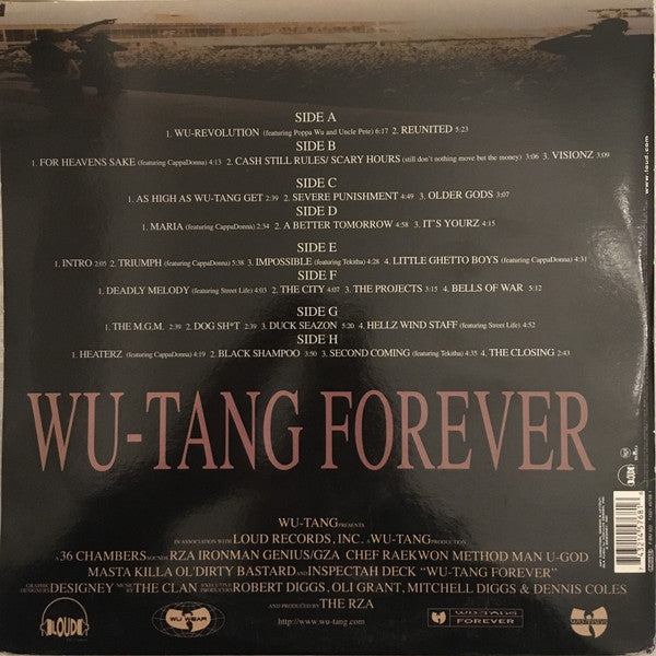 Wu-Tang Clan – Wu-Tang Forever - 1997 European Pressing, 4 Album Set (One Missing)