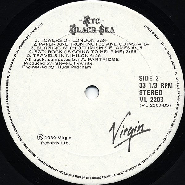 XTC – Black Sea - 1980