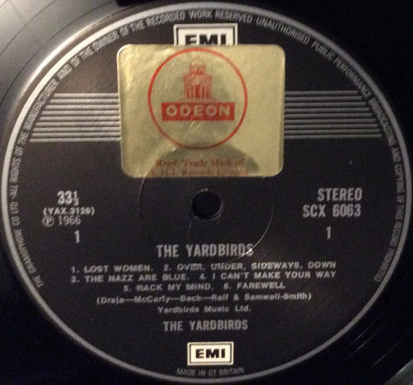 Yardbirds – Yardbirds - Rare 1971 UK Pressing