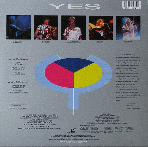 Yes – 9012 Live - The Solos - 1985 VinylPursuit.com