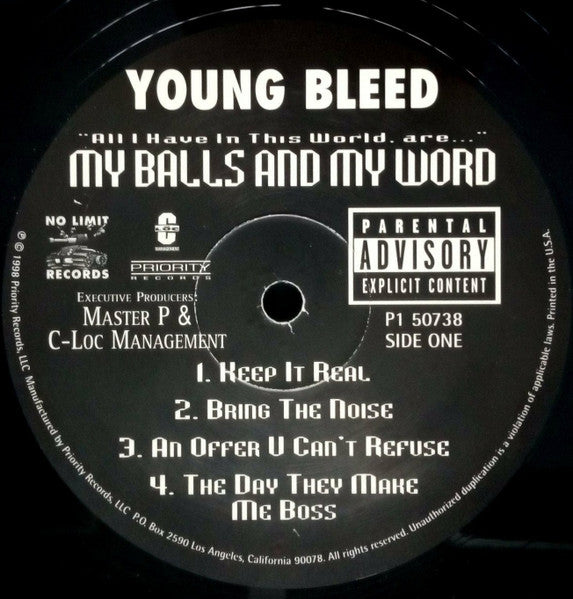 Young Bleed – My Balls And My Word - 1998 US Original, Rare! VinylPursuit.com