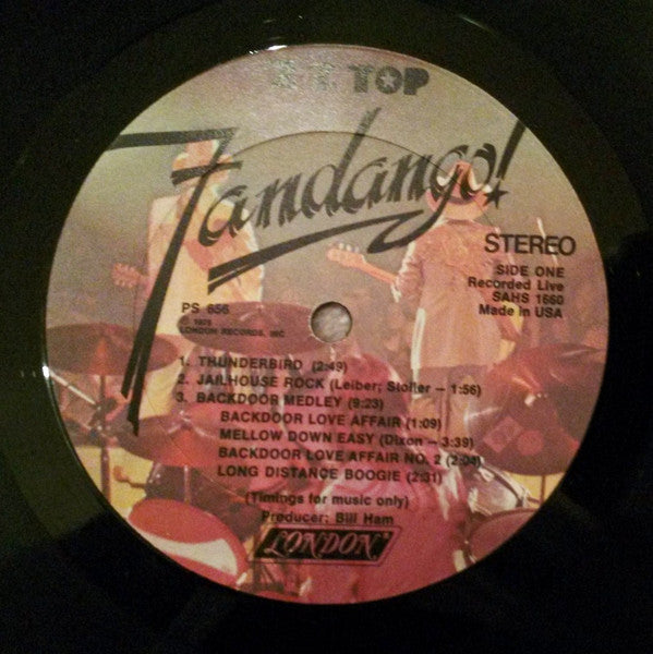 ZZ Top ‎– Fandango! - 1975 US Pressing!