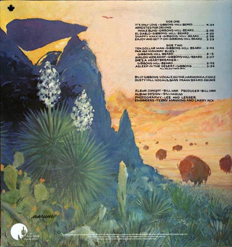 ZZ Top – Tejas - Trifold, Near Mint! VinylPursuit.com
