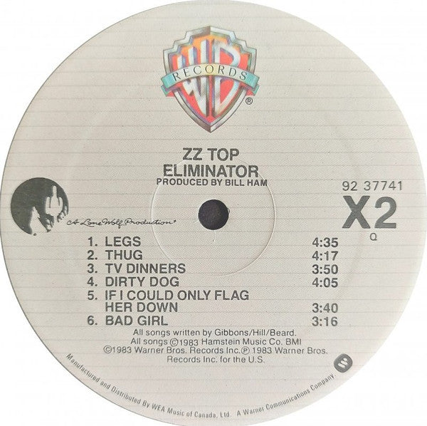 ZZ Top ‎– Eliminator - 1983 Original! VinylPursuit.com