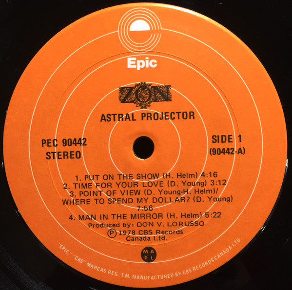 Zon – Astral Projector - 1978